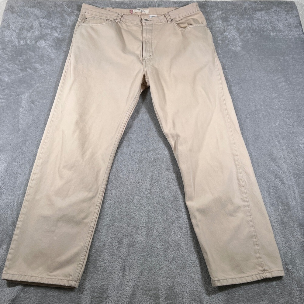 Vintage Levi's 505 Jeans Mens 40x30‎ (Fits 38x29) Tan Regular Fit Y2K